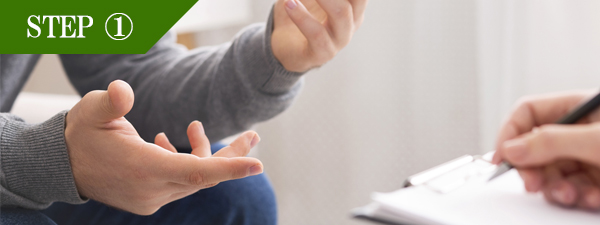 鼻下ヒゲ脱毛Step1