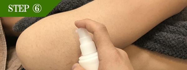肩脱毛Step6